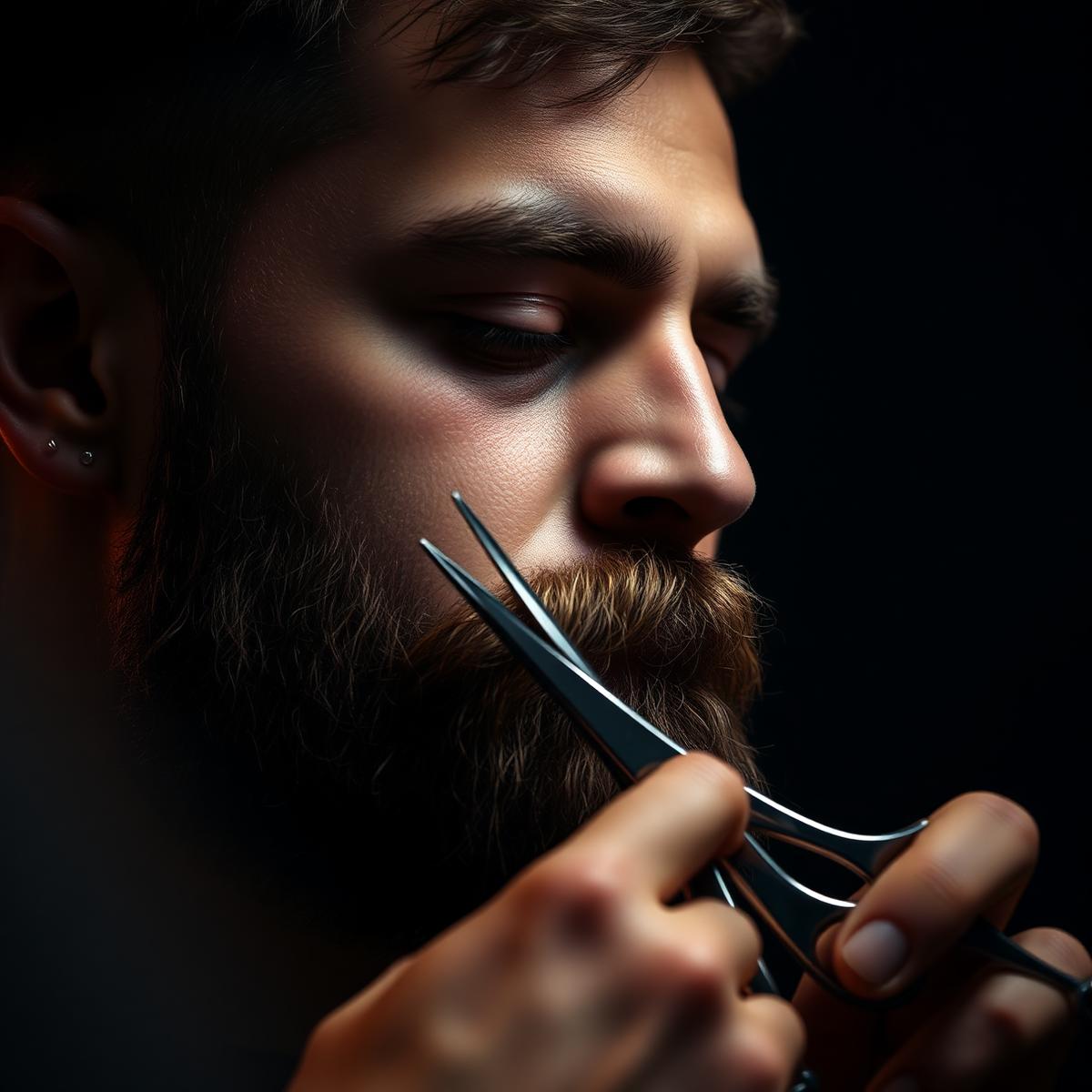 Beard styling